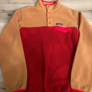 Patagonia Synchilla Snap-T Fleece Pullover in Molton Lava